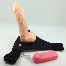 Strap on vibrating Dildo